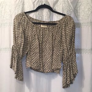 Stone Cold Fox silk blouse